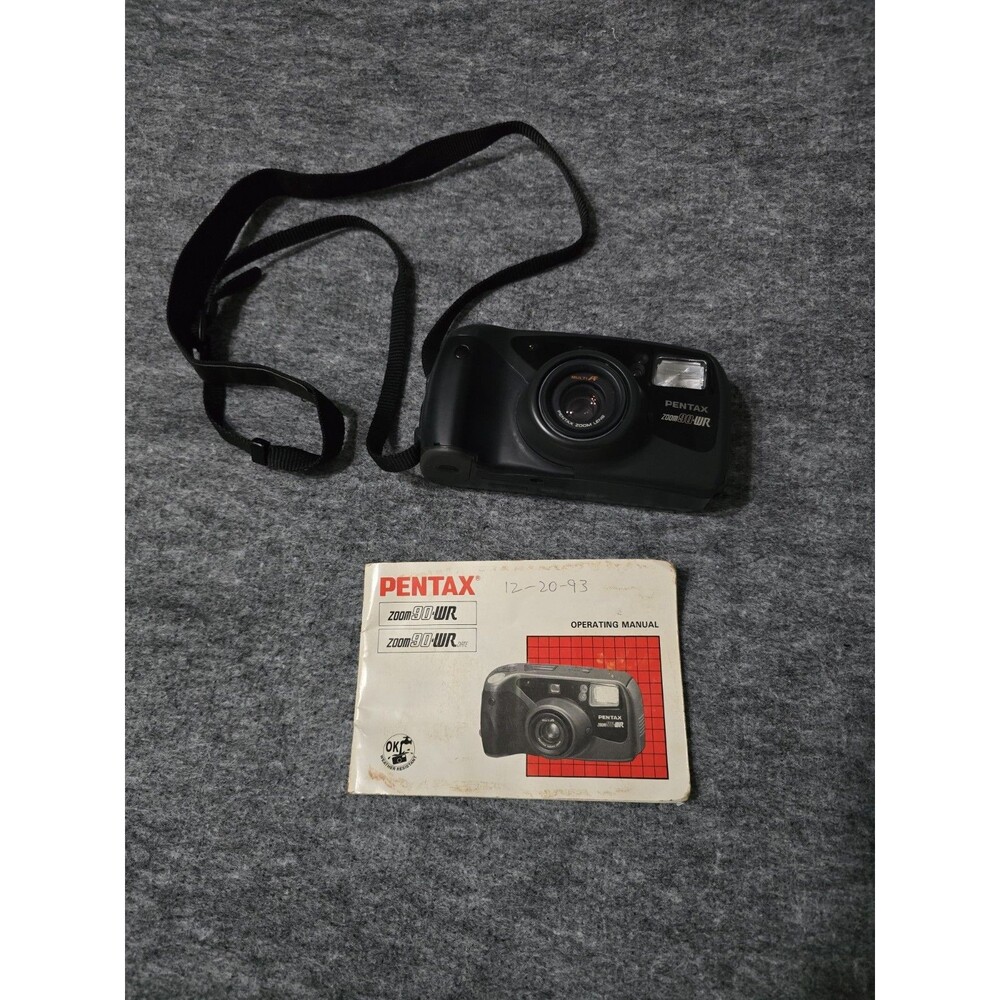 Pentax Zoom 90-WR 35mm Point & Shoot Film Camera H3 Code